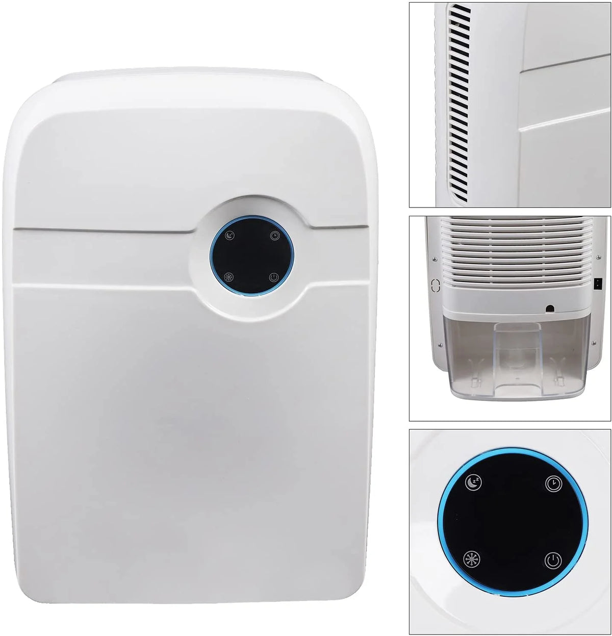 Dehumidifier with Drain Hose 2.5L White T122