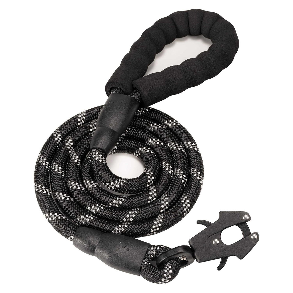 Heavy Duty Reflective Nylon Dog Leash with Locking Clip G651