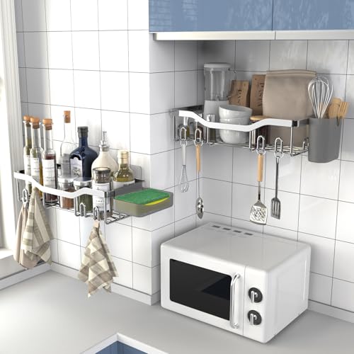 Adhesive Rustproof Stainless Steel Shower Caddy 2 Pack M22647