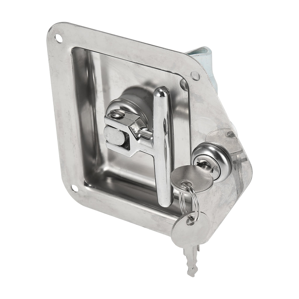 2 Set Stainless Steel Tool Box Lock with Gasket and Keys Q369251