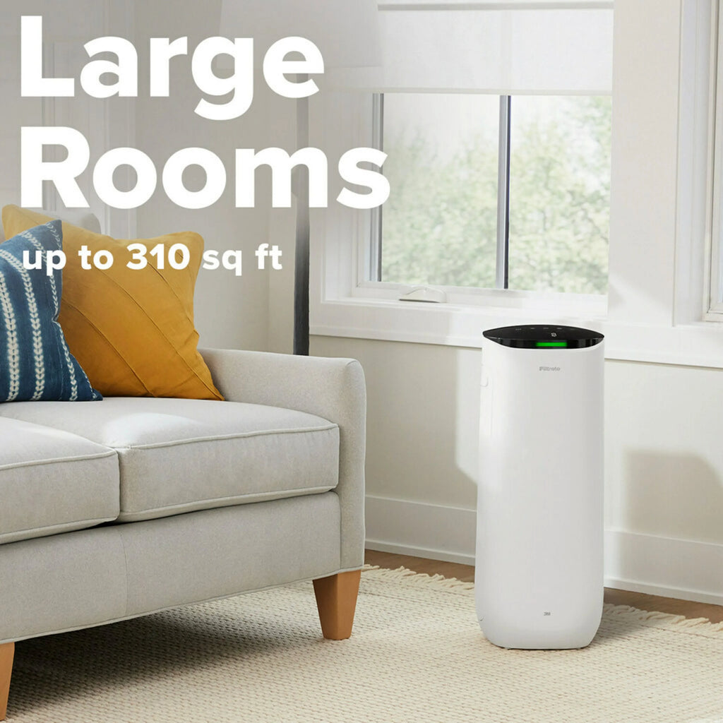 Large White Carbon True HEPA Air Purifier M7882