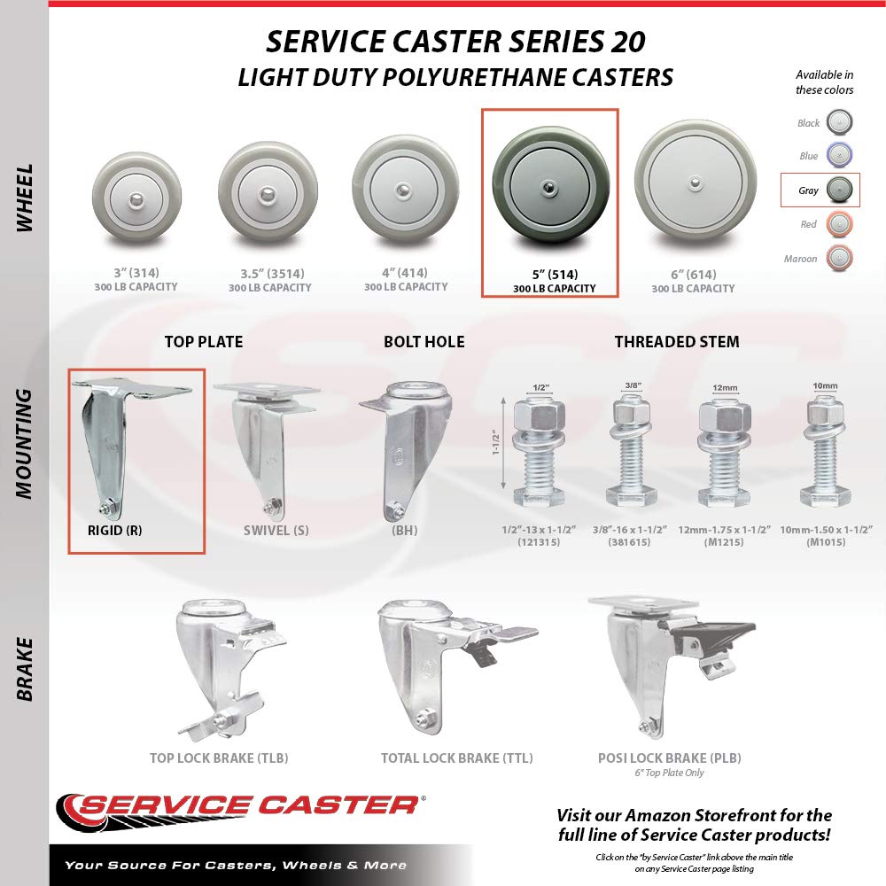 Set of 4 Heavy Duty Replacement Casters N1432