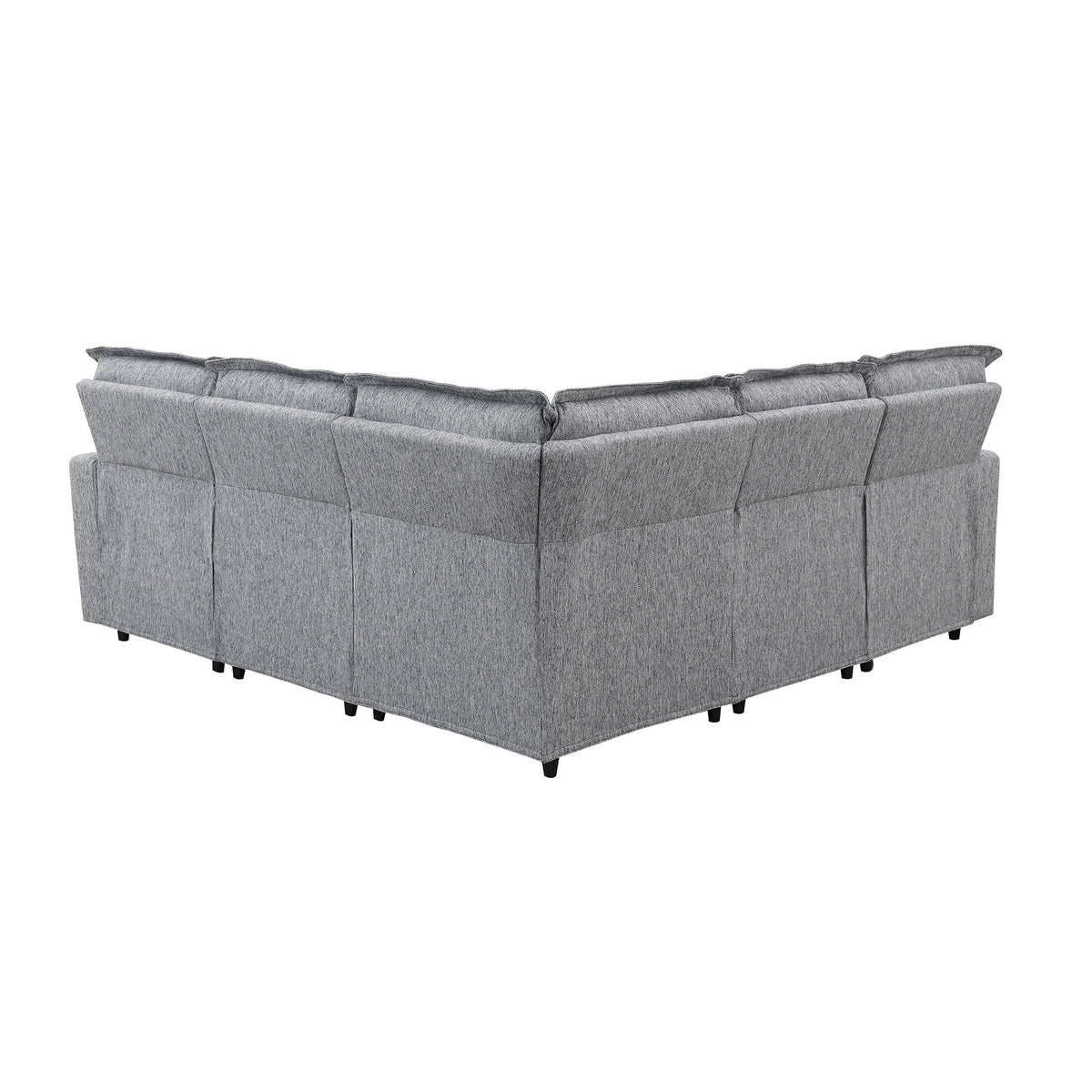 Gray Power Recliner Sofa Set L6016