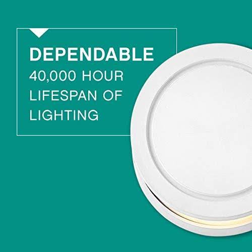 Satin White Round Deck Light Y71980