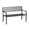 2 Seat Steel Patio Garden Bench U828