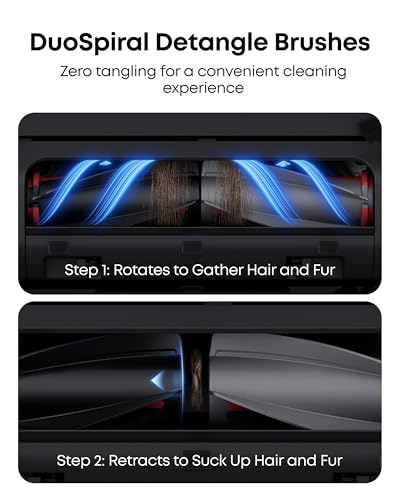 Robot Vacuum and Mop Combo with Self-Cleaning Station J4835