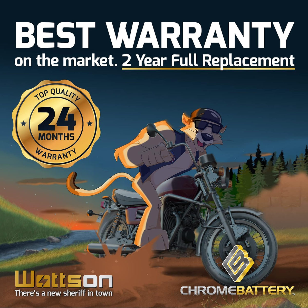Rechargeable Power Sports Battery, 240 CCA, Pack of 2 V27486