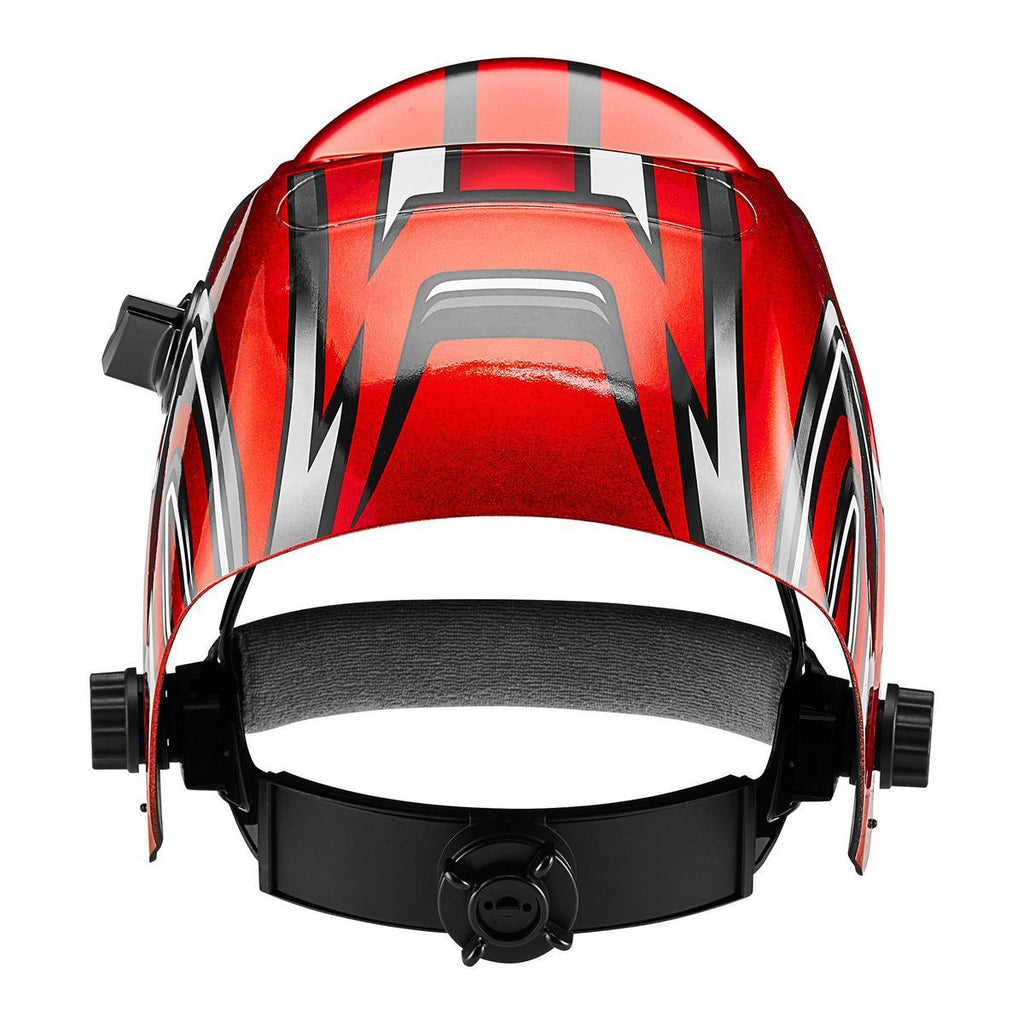 Red Auto-Darkening Welding Helmet D258378
