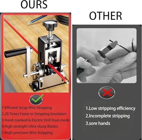 Manual Wire Stripping Machine 0.04-1 inches D43546