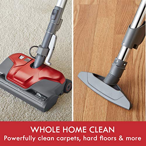 Lightweight Bagged Canister Vacuum Cleaner with HEPA and 4 Cleaning Tools K335527
