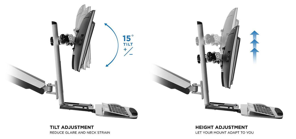 Bracket for 2 LCD Displays B84640