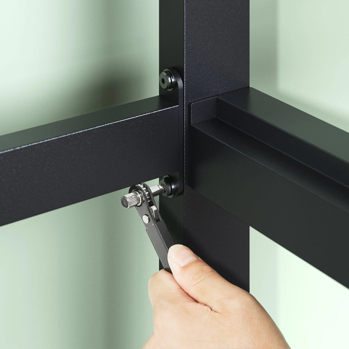 Metal Platform Bed Frame with Headboard M5917