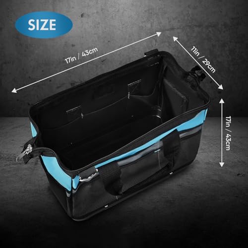 16 Inch Heavy Duty Tool Bag Organizer with Adjustable Strap N508
