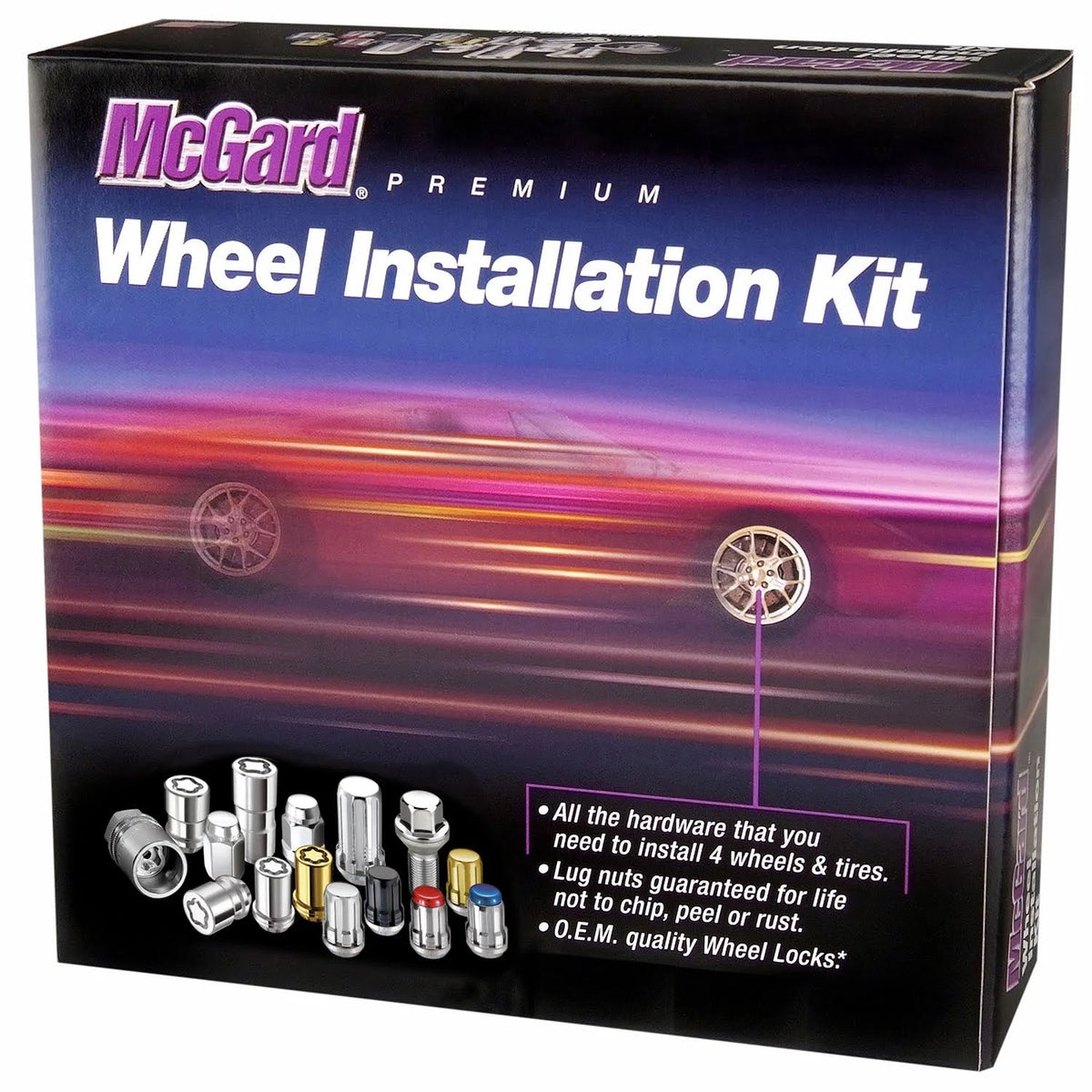 14x1.5 Black Wheel Locks I4210