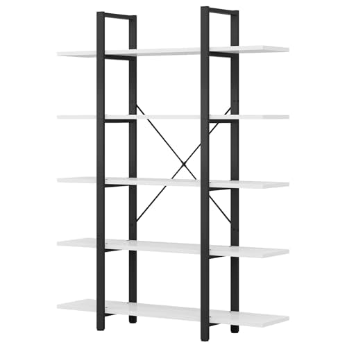 5-Tier Black Bookshelf K10308