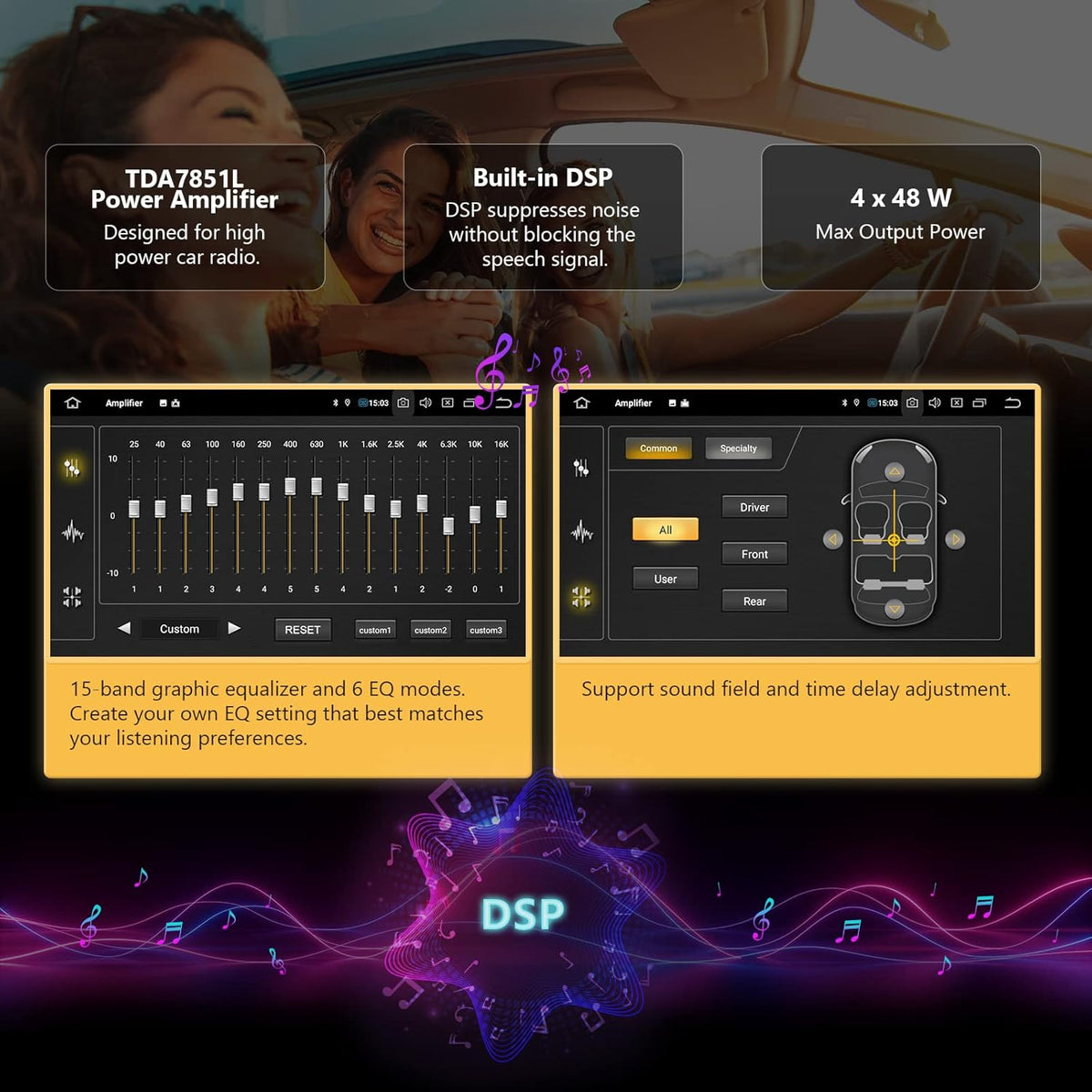 9 Inch Single Din Car Stereo Receiver with Bluetooth 5.0 I939