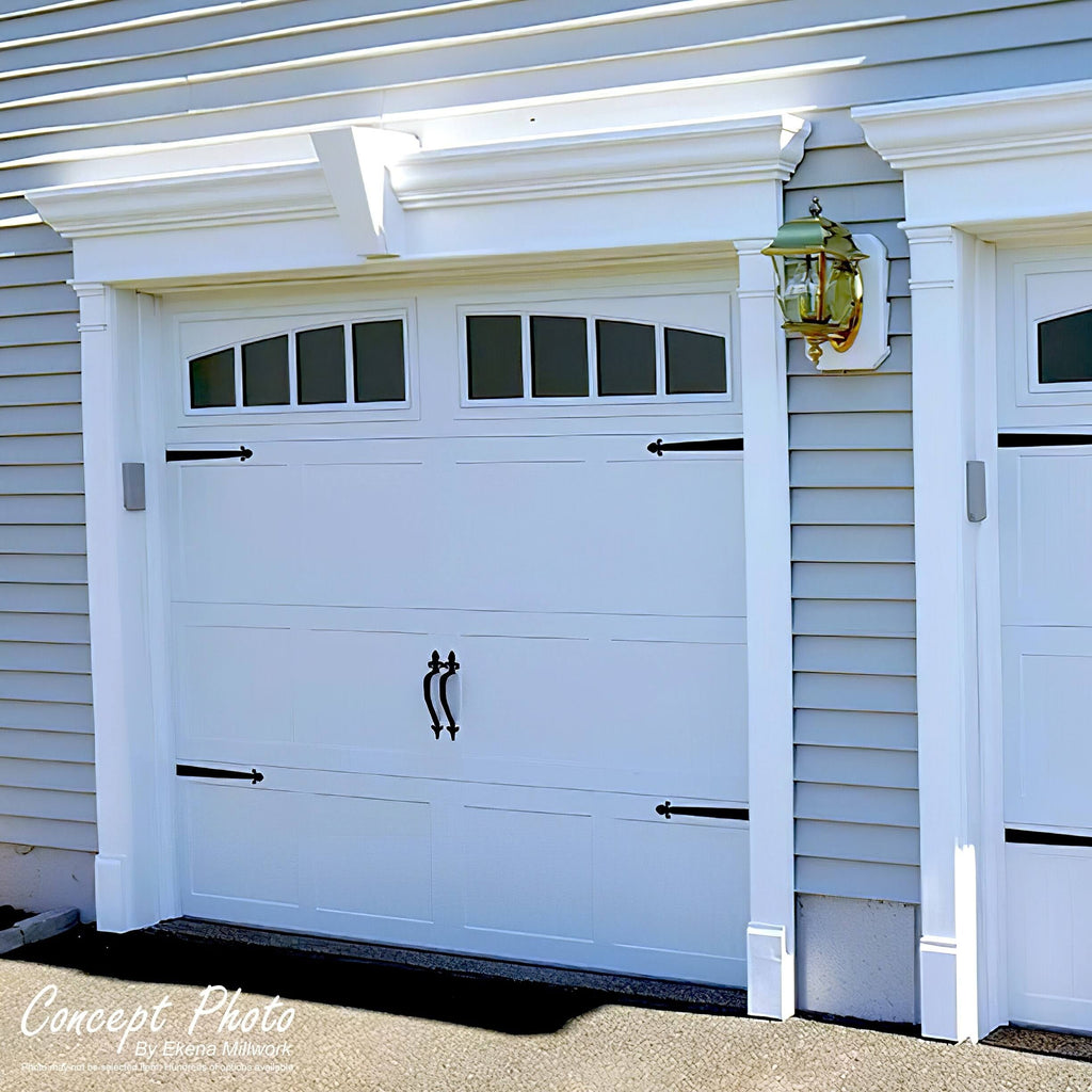 Fluted Pilaster with Attached Plinth R666327