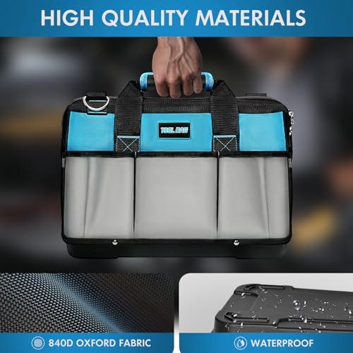 16 Inch Heavy Duty Tool Bag Organizer with Adjustable Strap N508