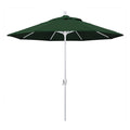 9 ft. Aluminum Push Button Tilt Market Umbrella Hunter Green Y1008