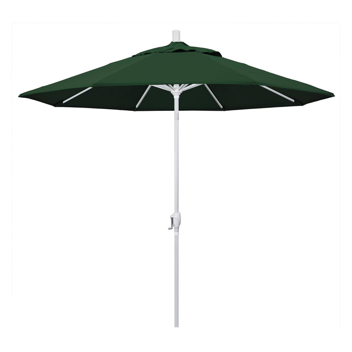 9 ft. Aluminum Push Button Tilt Market Umbrella Hunter Green Y1008