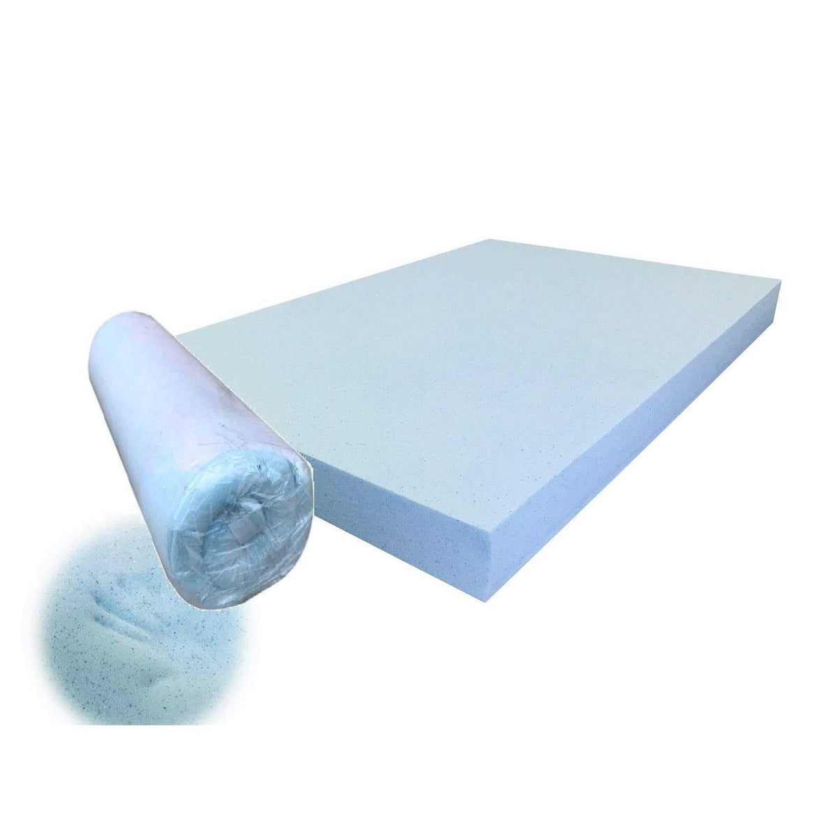 Blue Cooling Gel Memory Foam Pet Dog Bed A124174