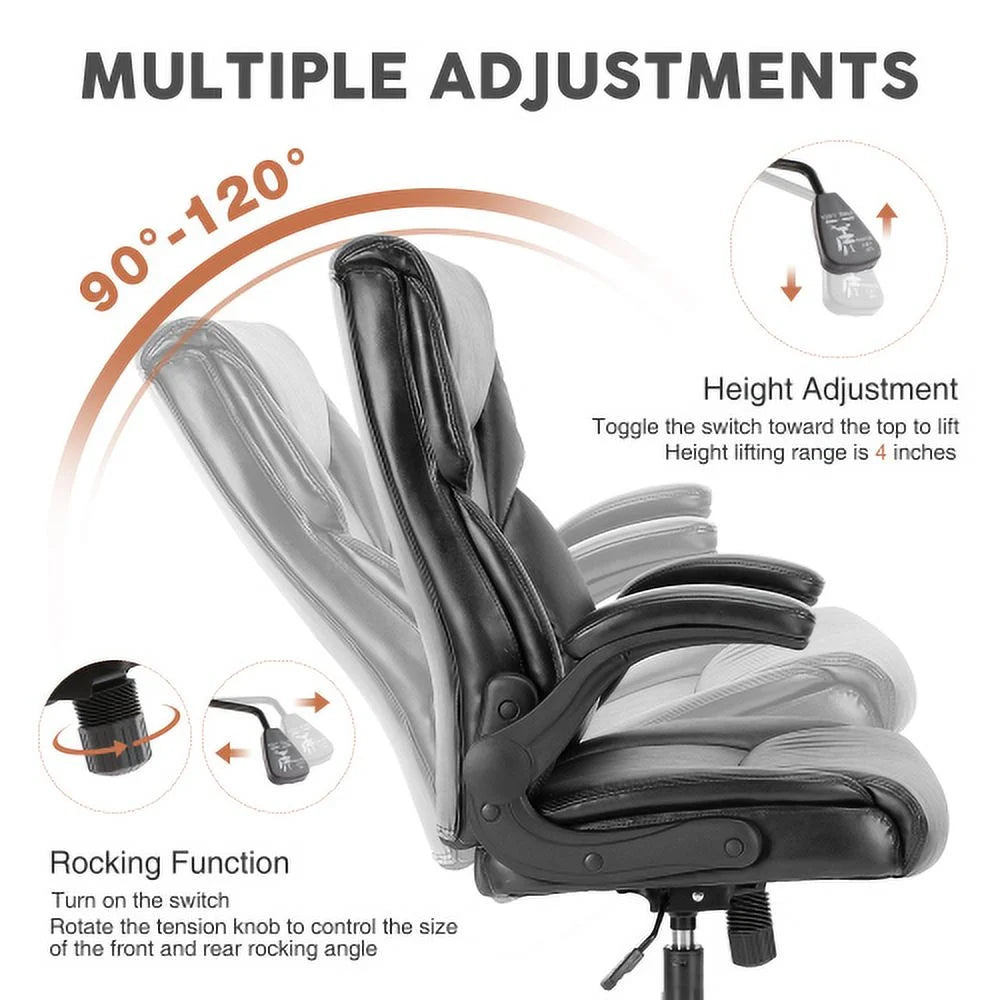 PU Leather High Back Ergonomic Office Chair M465