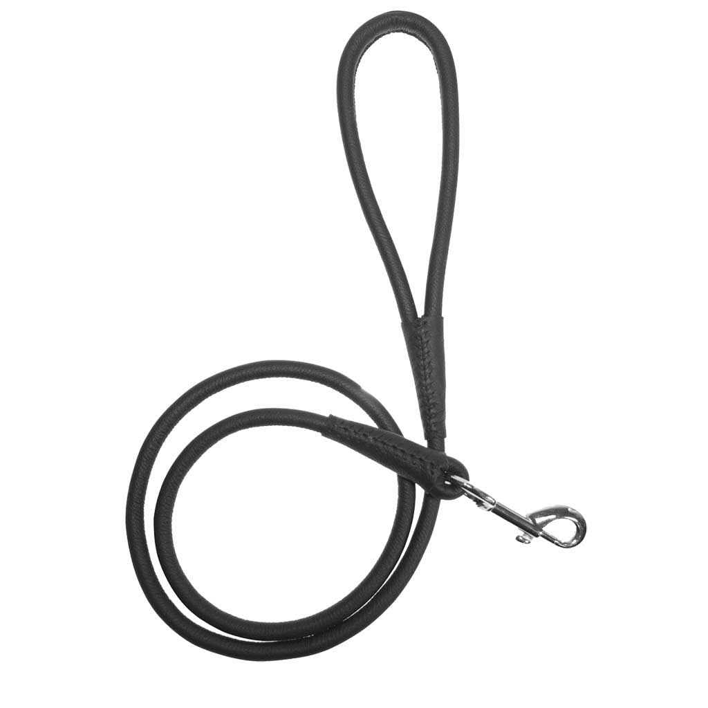 Soft Leather Round Leash N1503
