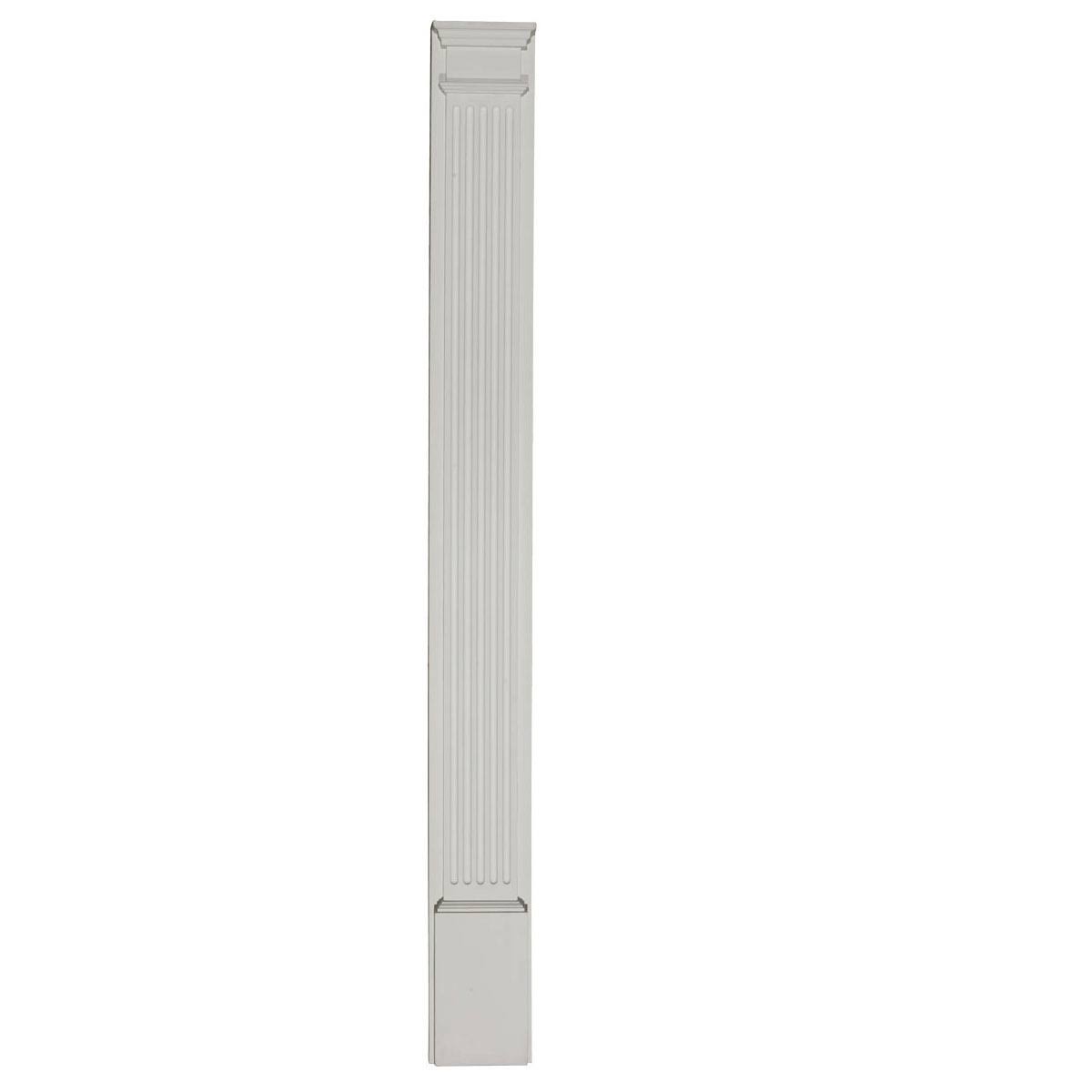 Fluted Pilaster with Attached Plinth R666327